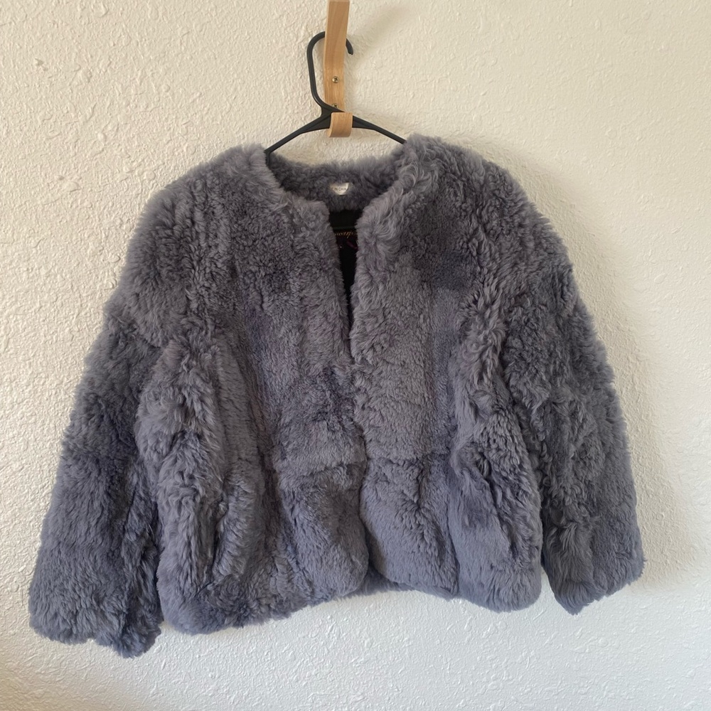 GLAMOURPUSS NYC Faux Fur Jacket
